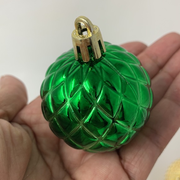 5 pc lot Christmas tree ornaments decorations, elf, candy canes, balls, new - Picture 16 of 16